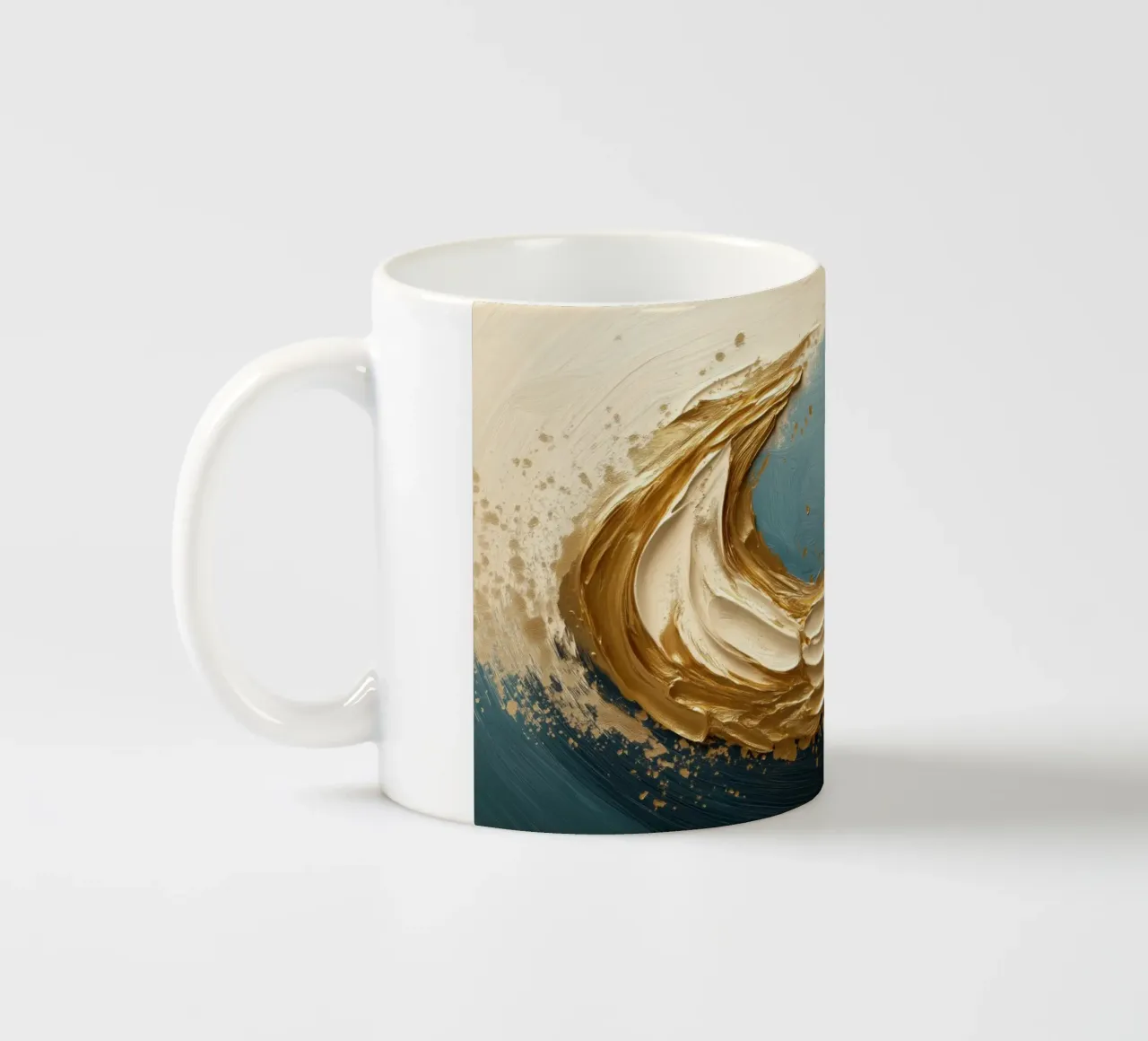 Onda d'oro tazza in ceramica da Imagine