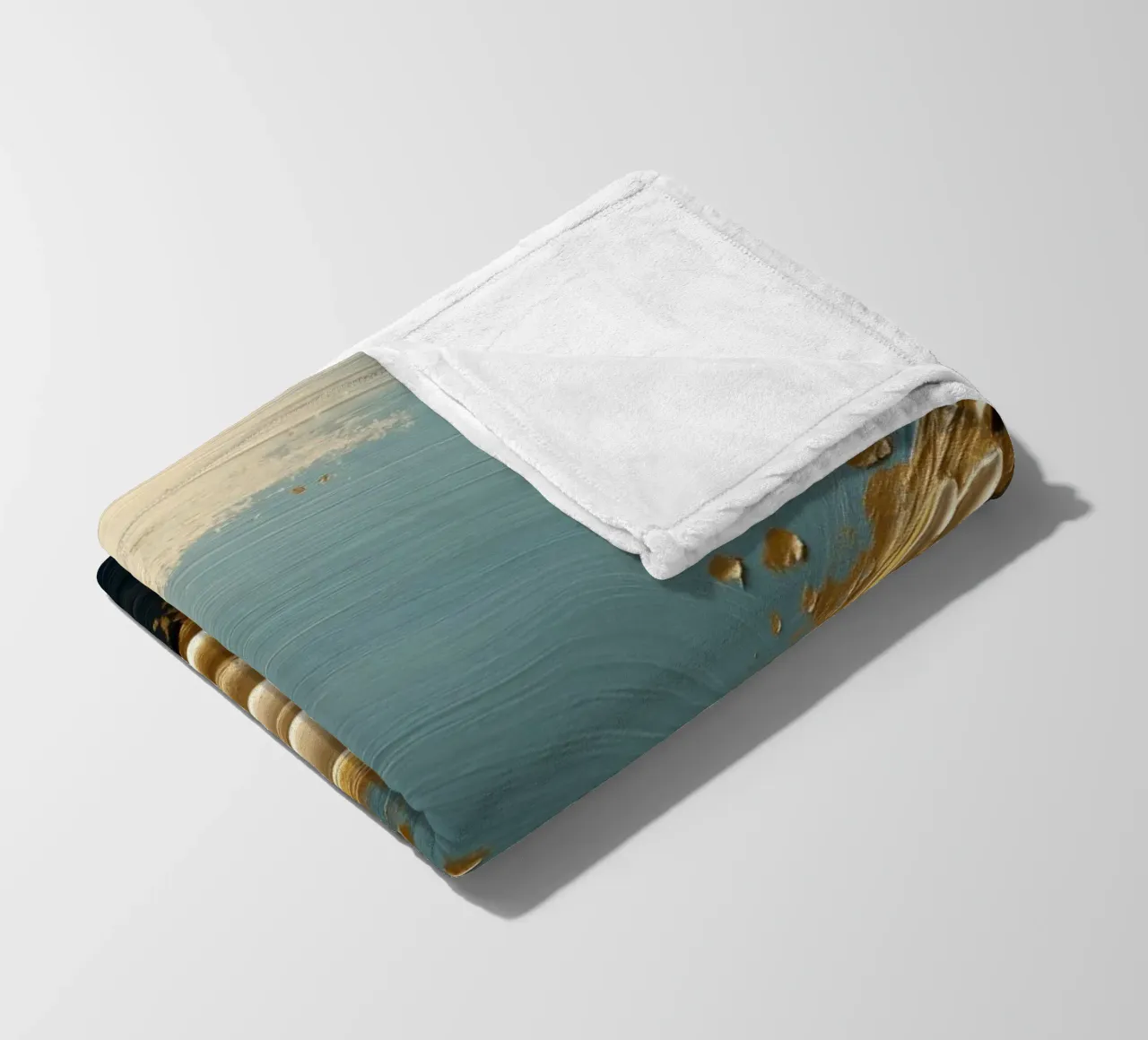 Onda d'oro coperta in pile da Imagine