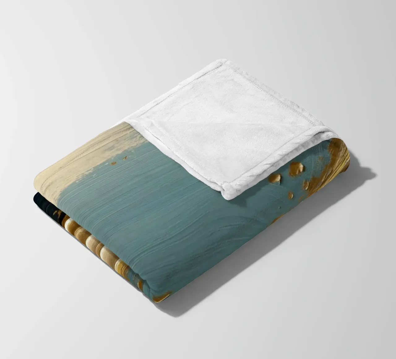 Onda d'oro coperta in pile da Imagine