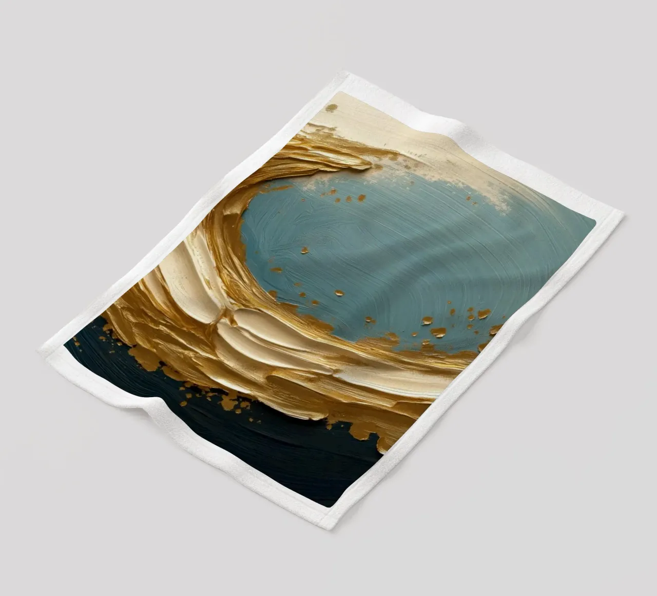 Onda d'oro coperta in pile da Imagine