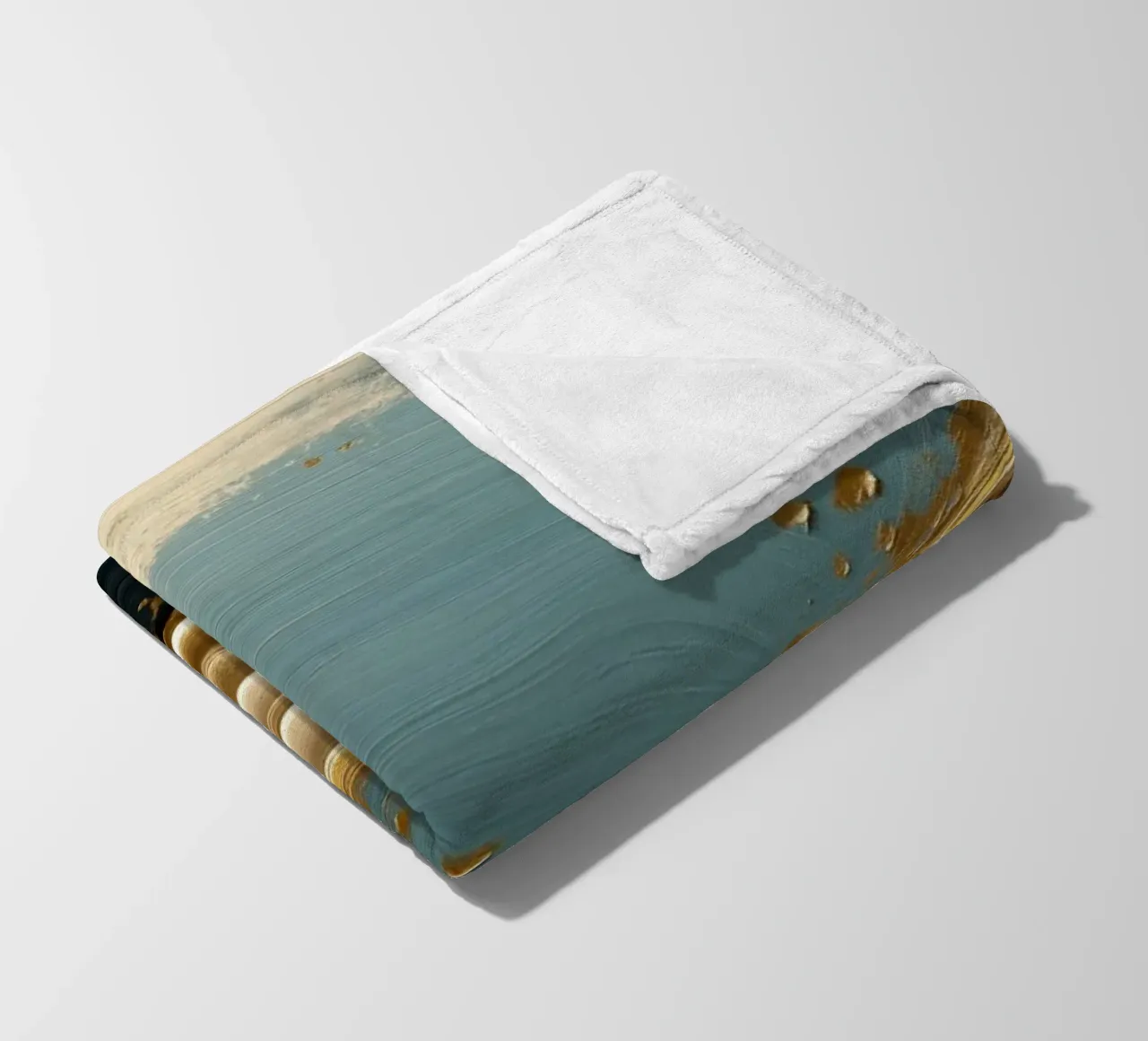 Onda d'oro coperta in pile da Imagine