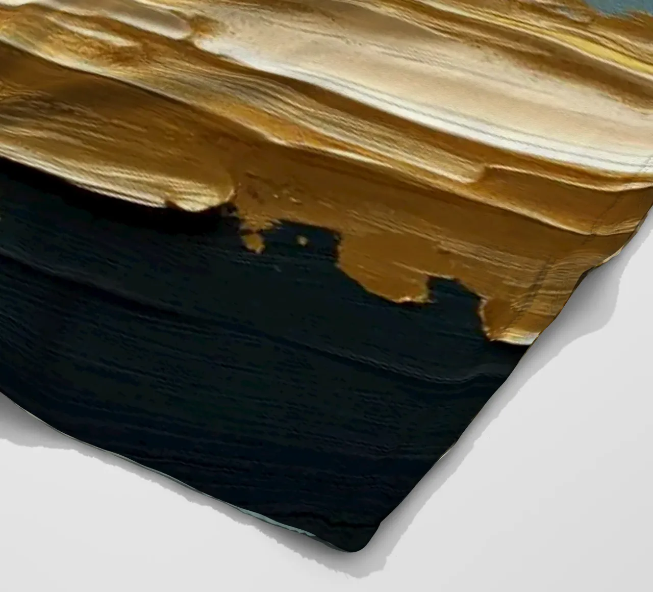 Onda d'oro coperta in pile da Imagine