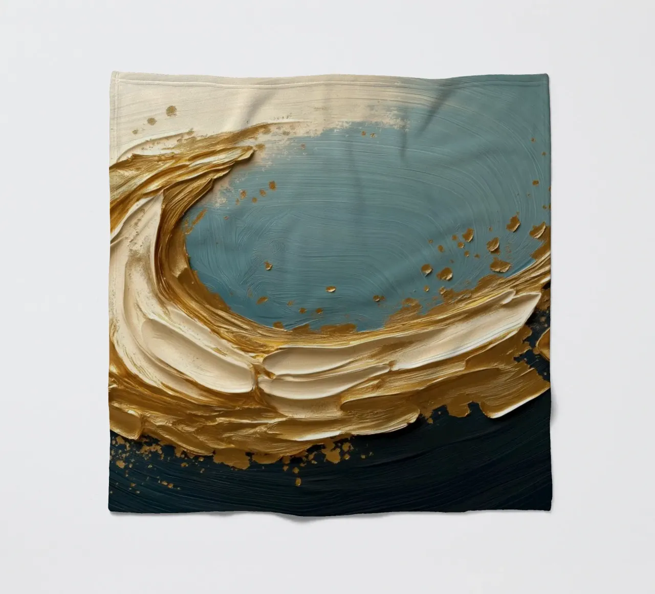 Onda d'oro coperta in pile da Imagine