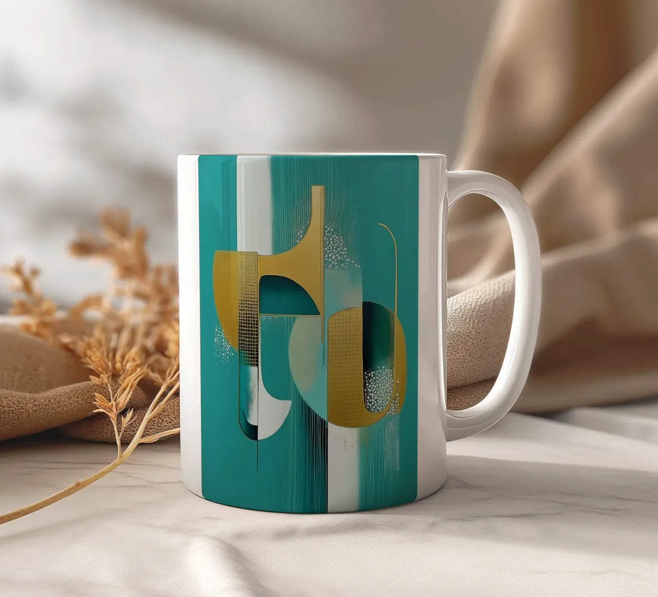 Turchese in goud tazza in ceramica da Imagine