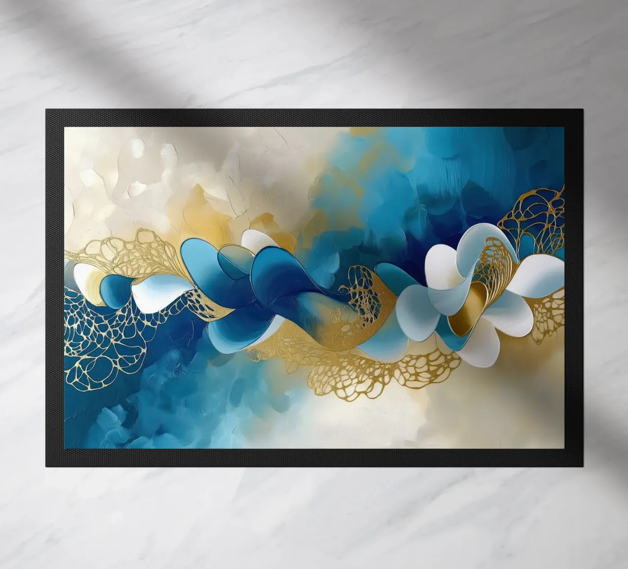 Forme organiche nei colori blu zerbino da Imagine