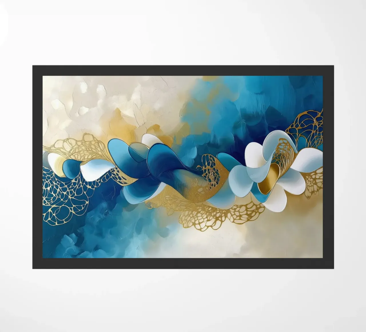 Forme organiche nei colori blu zerbino da Imagine
