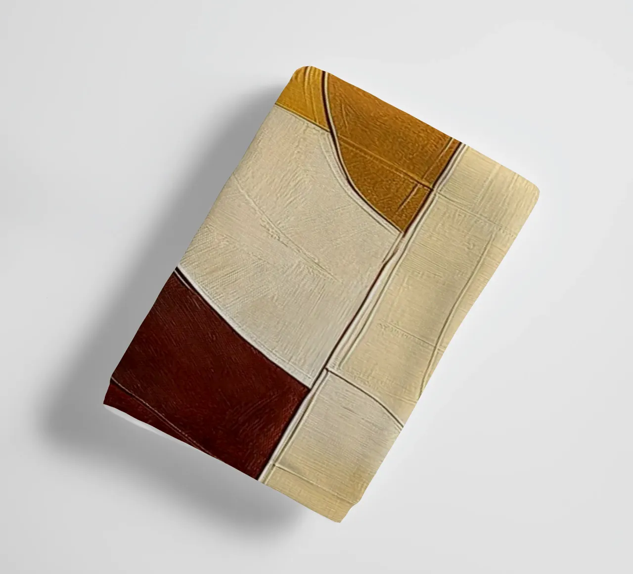 Forme astratte nei colori del marrone asciugamano da bagno da Imagine