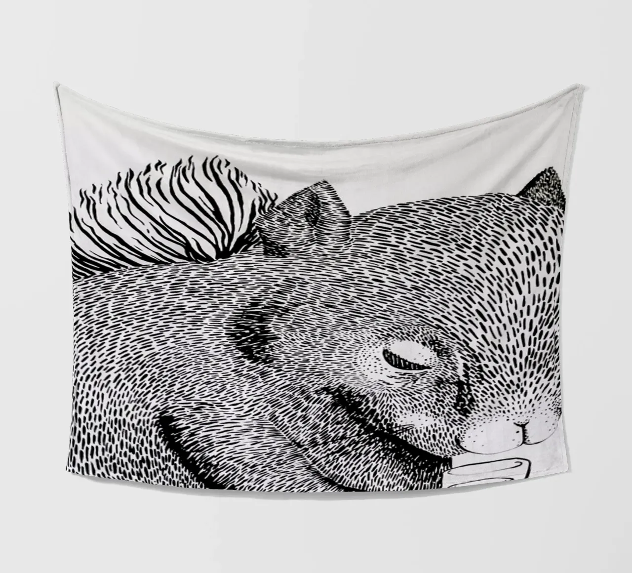 Squirrel fleecedeken van Anna Fietta