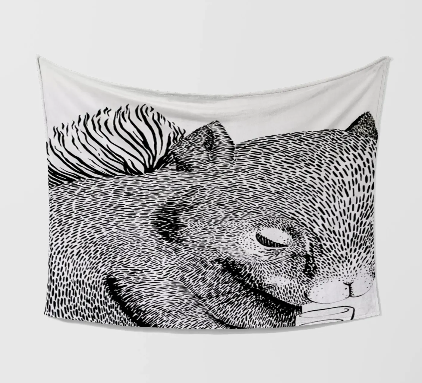 Squirrel Fleecedecke von Anna Fietta