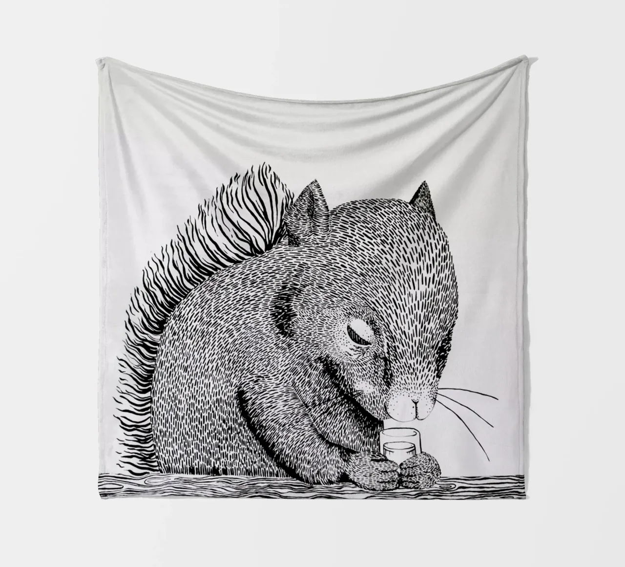 Squirrel coperta in pile da Anna Fietta