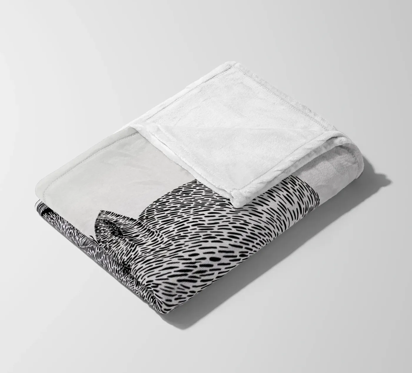 Squirrel fleece blanket by Anna Fietta