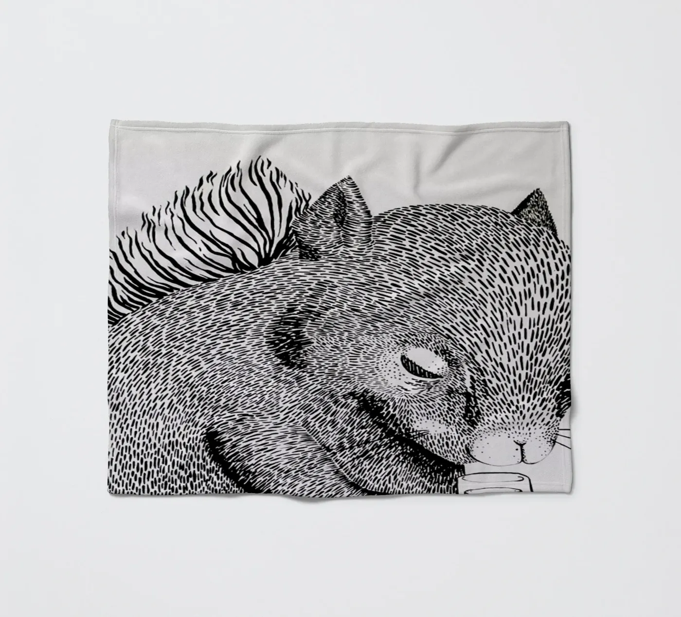 Squirrel Fleecedecke von Anna Fietta