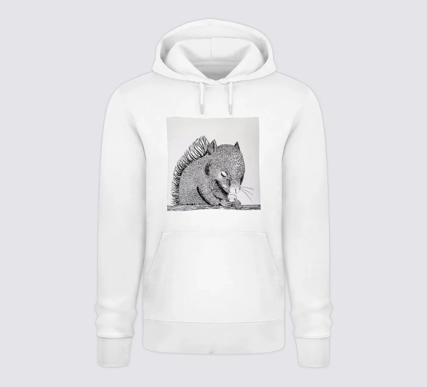 Squirrel hoodie by Anna Fietta