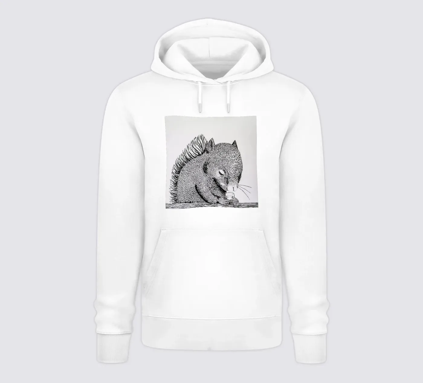 Squirrel hoodie by Anna Fietta