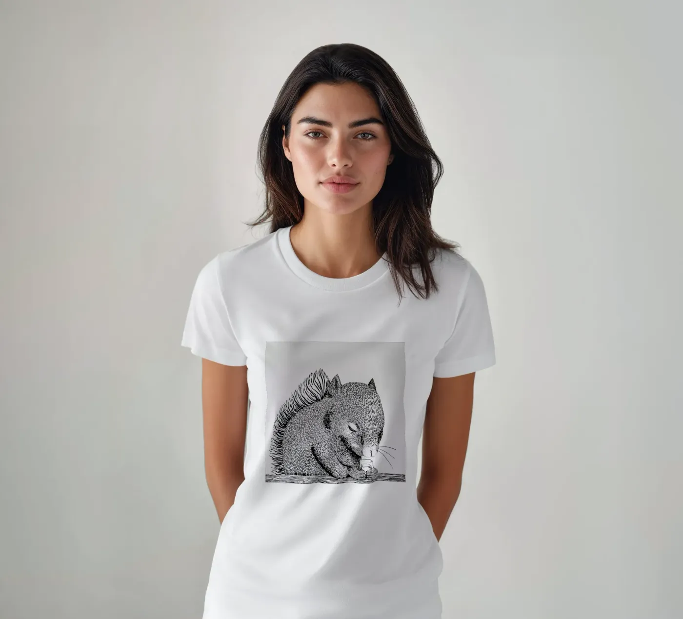 Squirrel t-shirt da Anna Fietta
