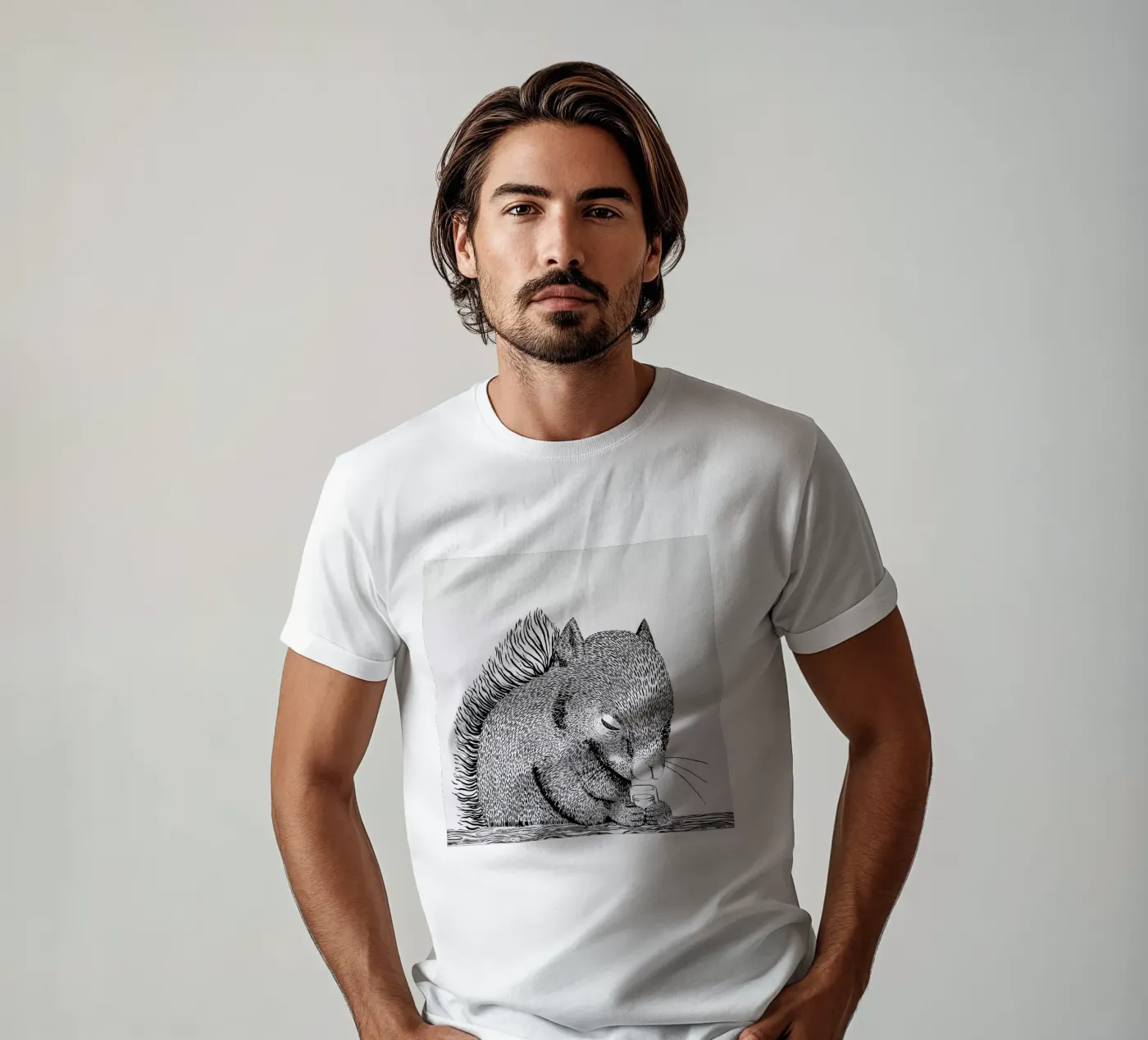 Squirrel t-shirt da Anna Fietta