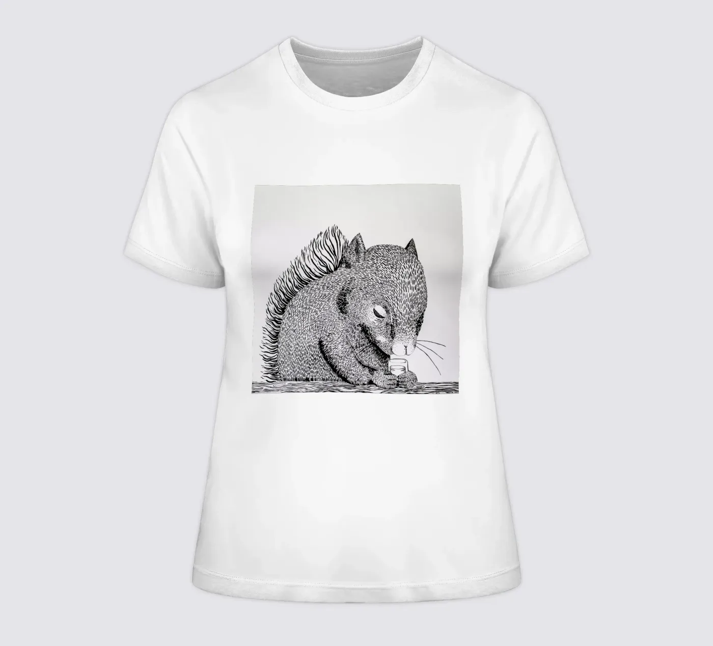 Squirrel t-shirt da donna da Anna Fietta