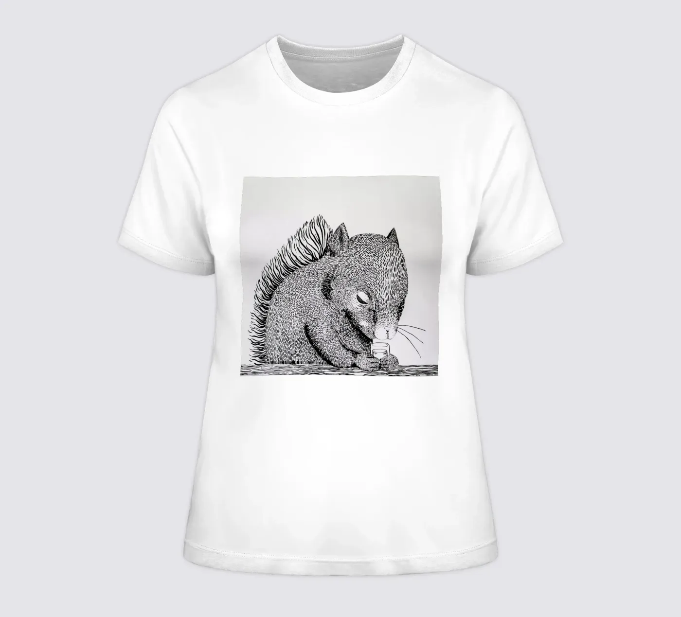 Squirrel t-shirt da donna da Anna Fietta