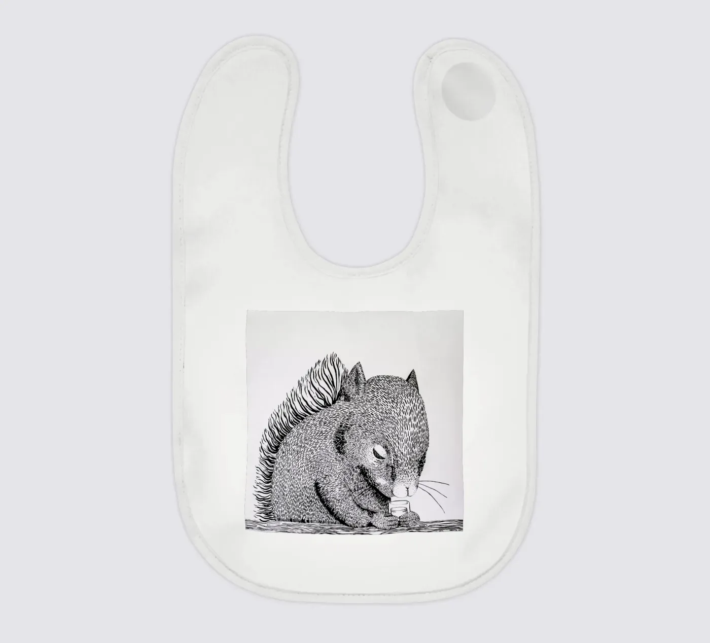 Squirrel bavoir de Anna Fietta