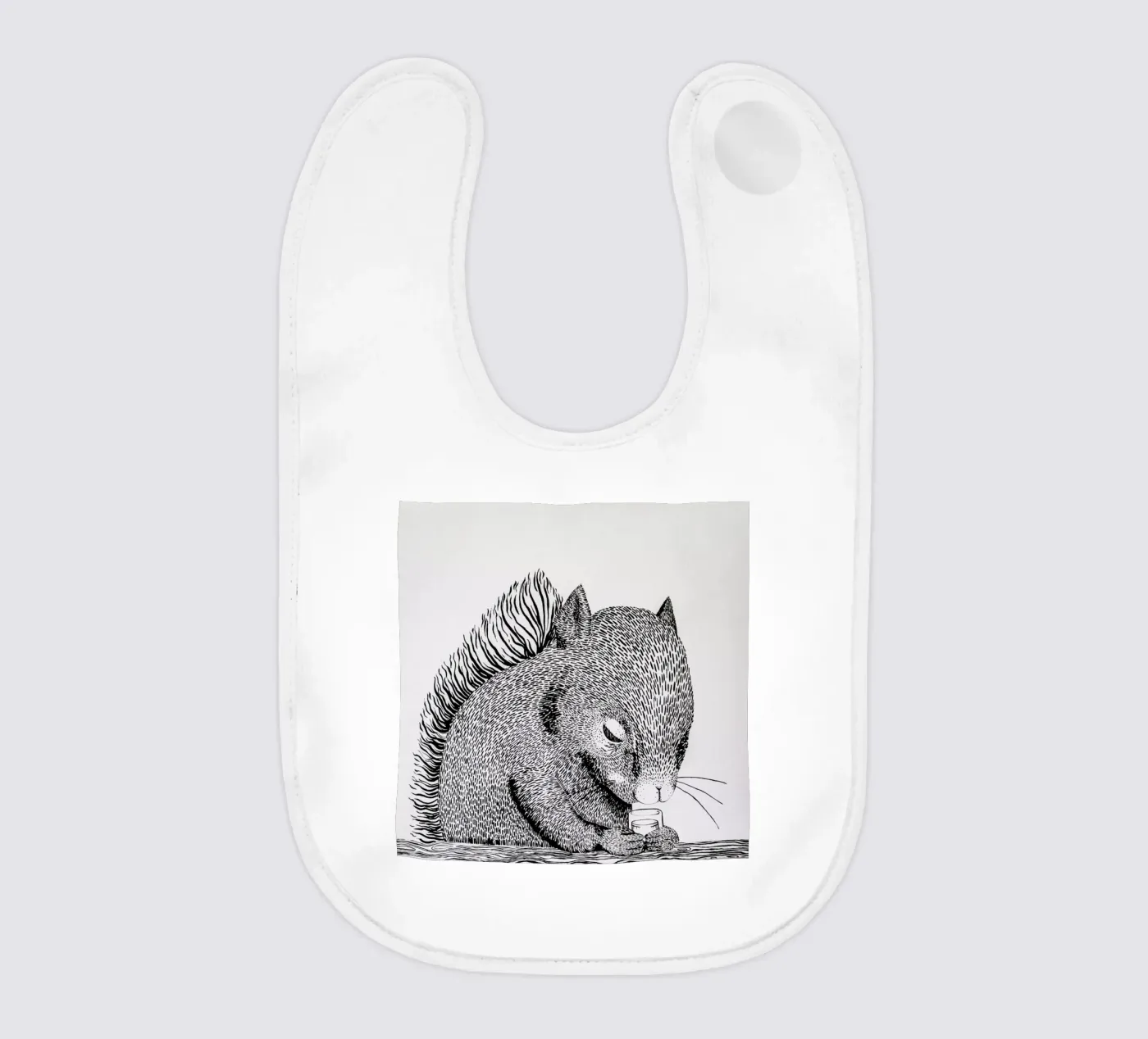 Squirrel bavoir de Anna Fietta