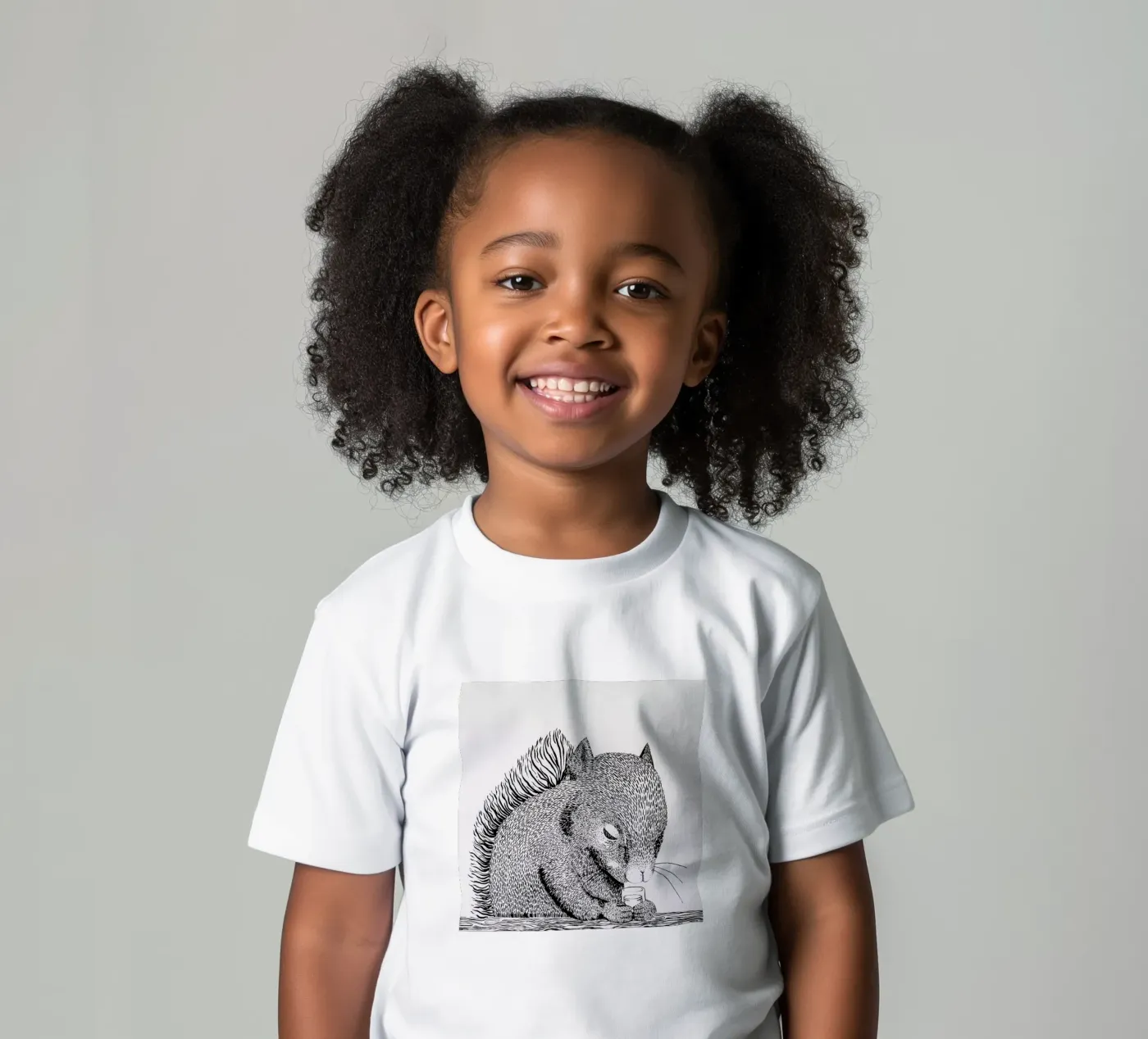 Squirrel t-shirt bambini da Anna Fietta