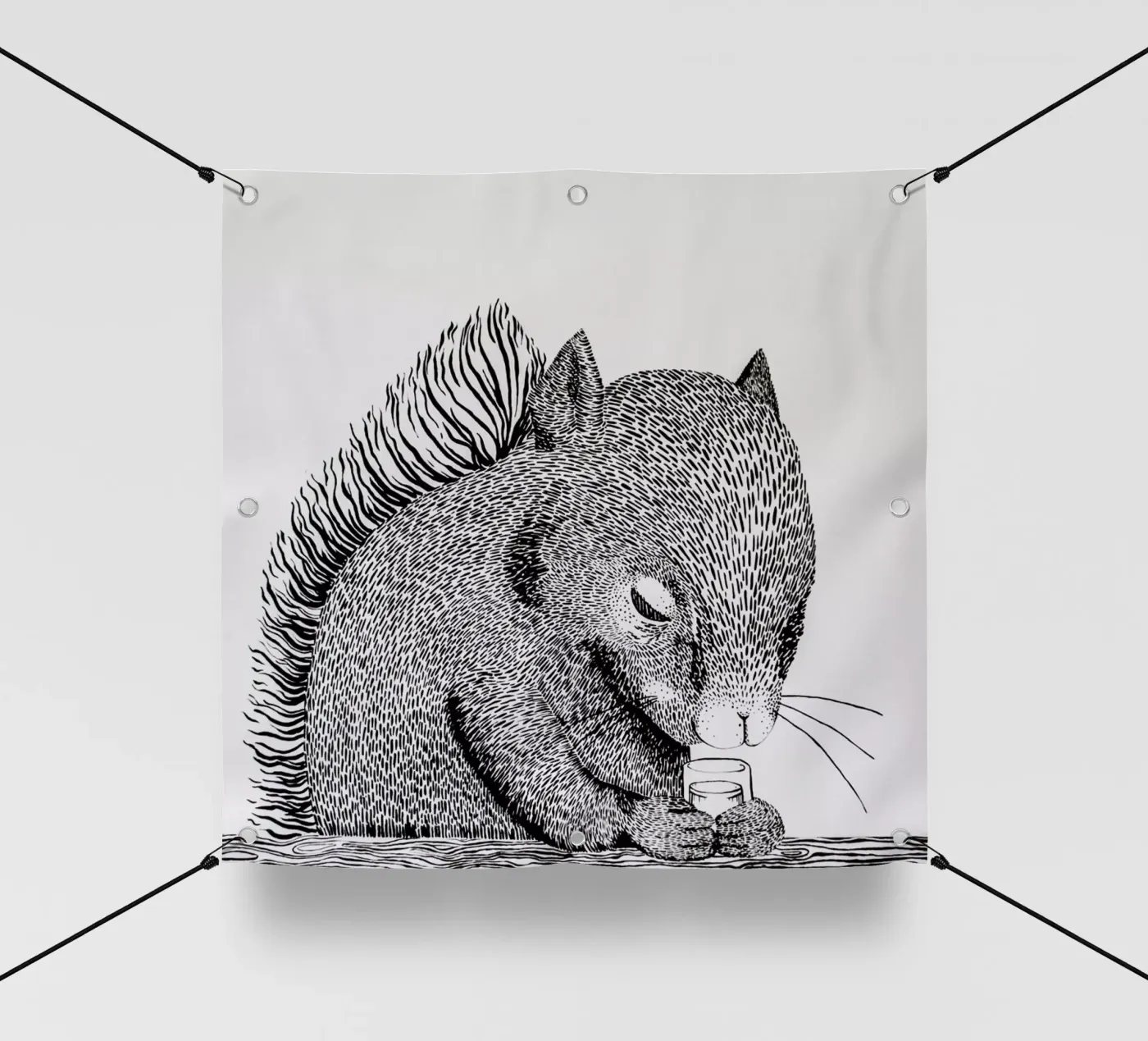 Squirrel pvc cover by Anna Fietta