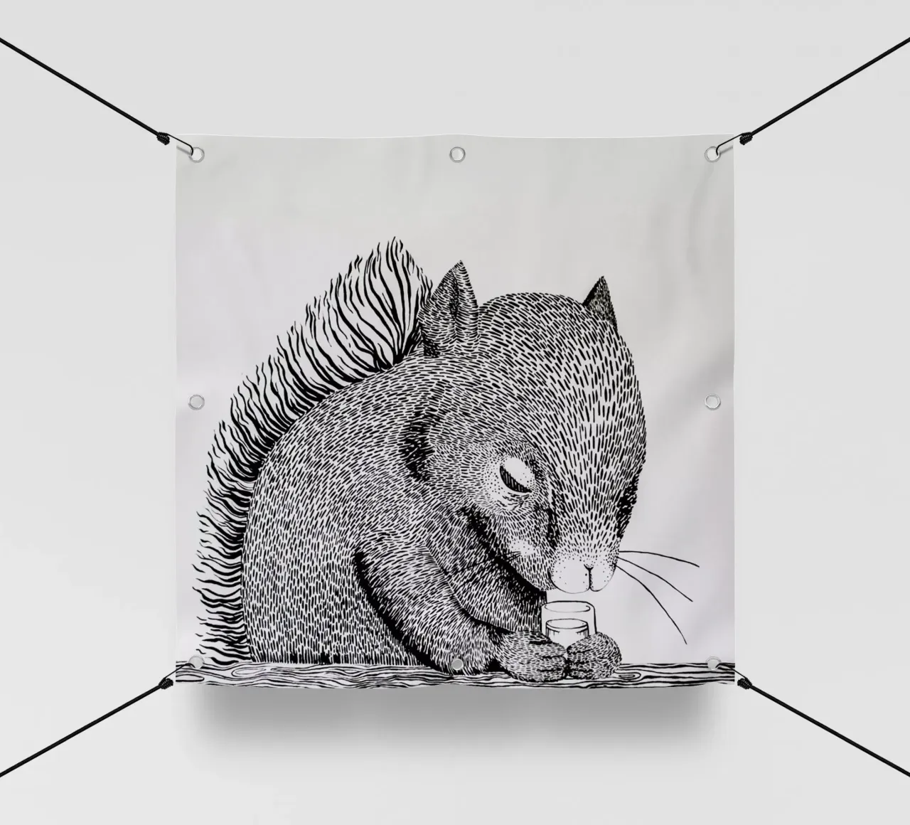 Squirrel telo in pvc da Anna Fietta