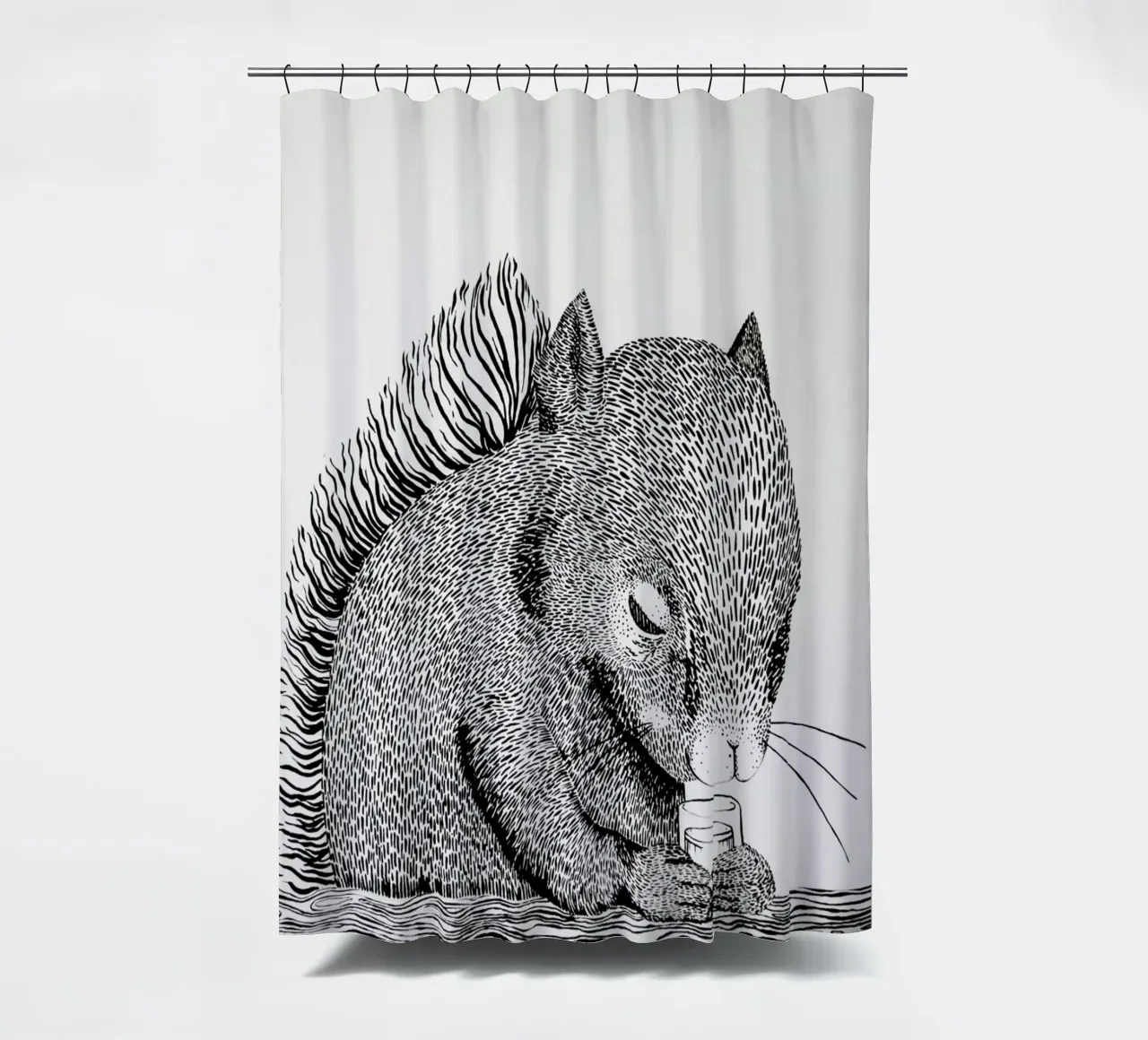 Squirrel Duschvorhang von Anna Fietta
