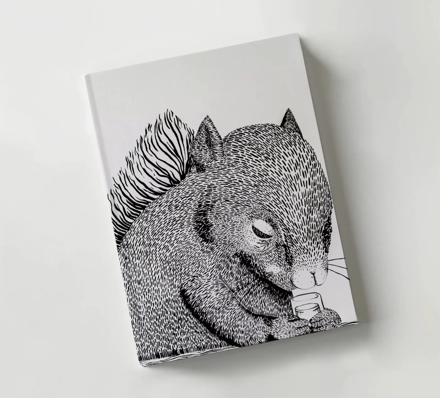 Squirrel notebook by Anna Fietta