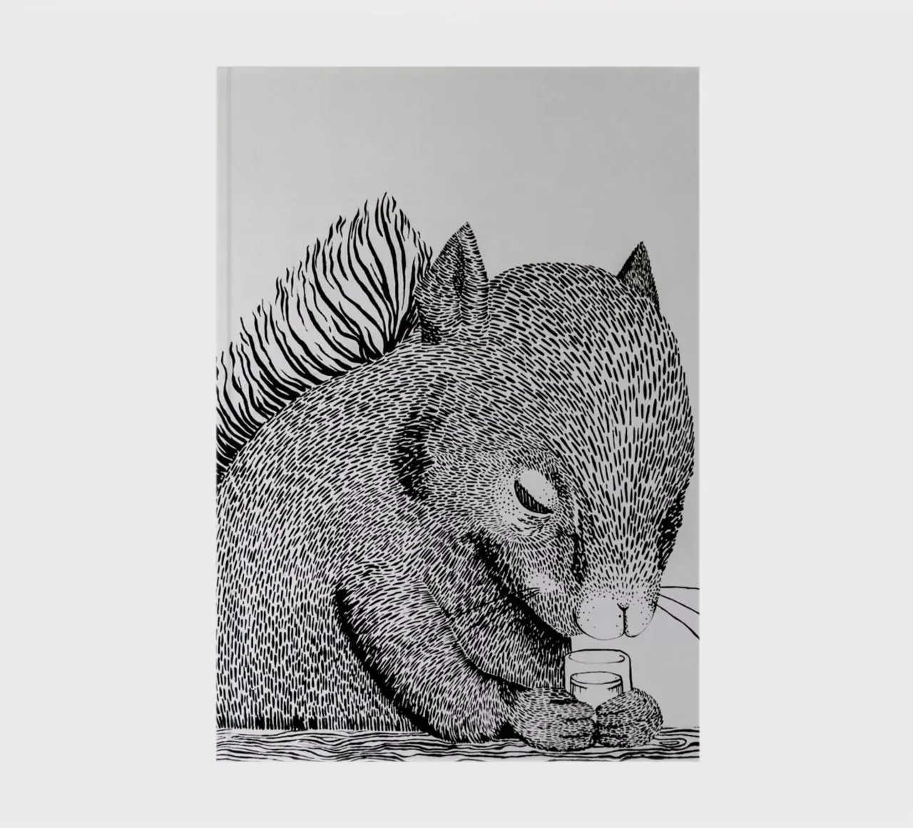 Squirrel notebook by Anna Fietta