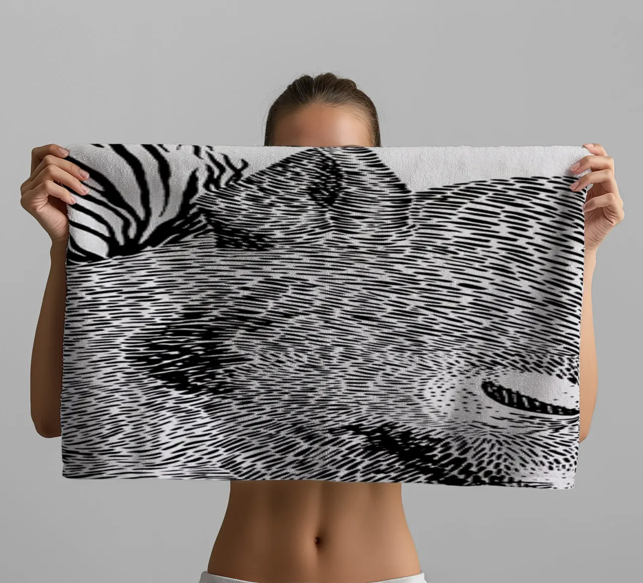 Squirrel towel by Anna Fietta