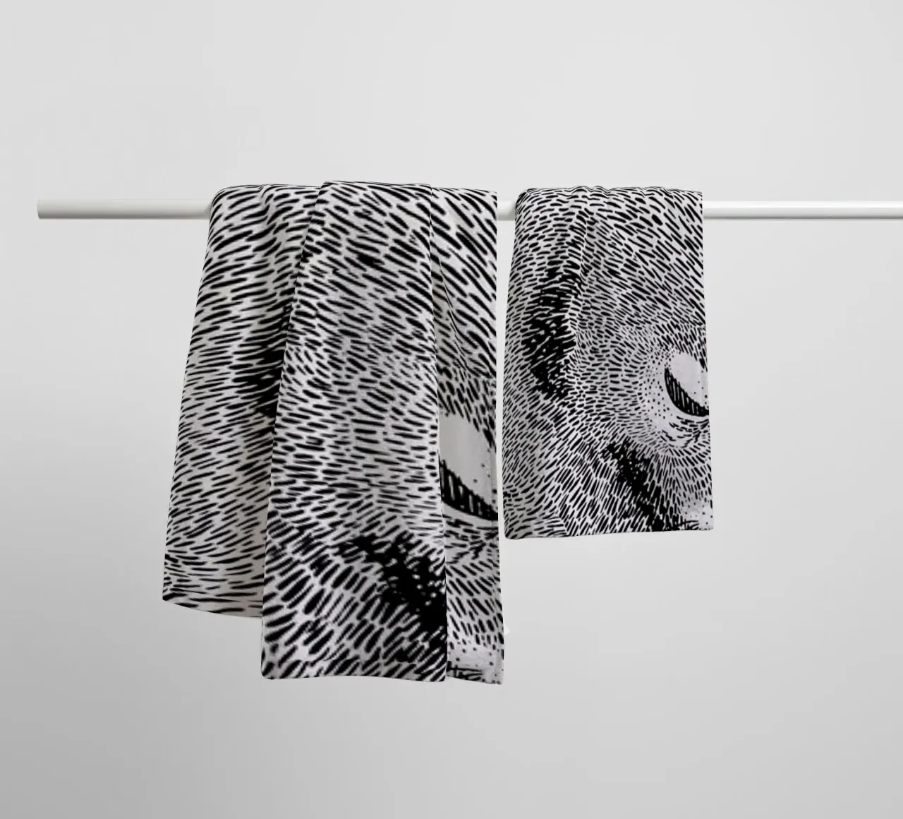 Squirrel towel by Anna Fietta