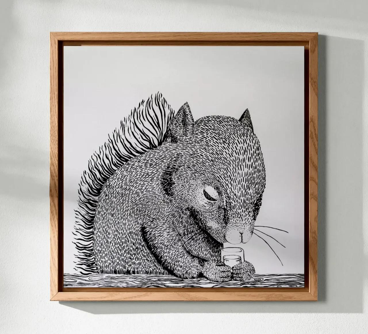 Squirrel alluminio dibond da Anna Fietta