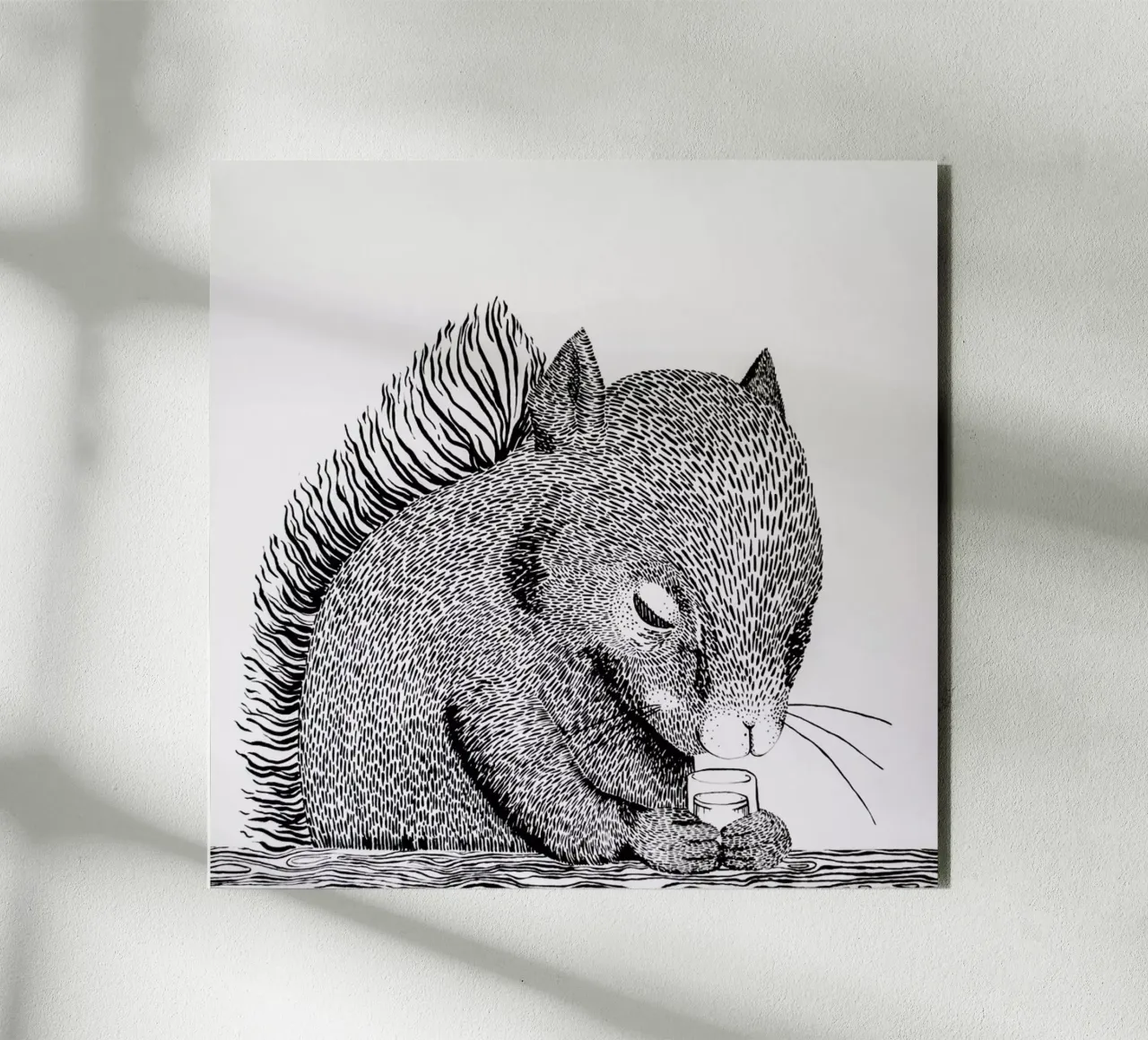 Squirrel forex plate by Anna Fietta