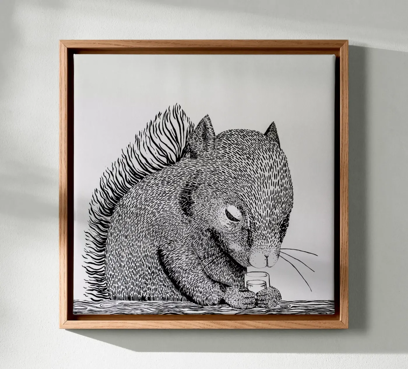 Squirrel tela da Anna Fietta