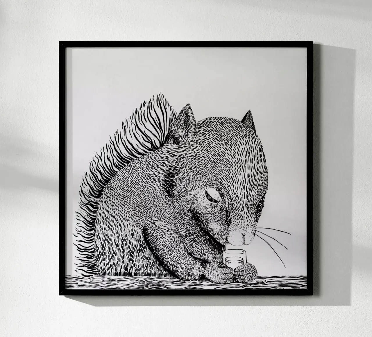 Squirrel carta hahnemühle da Anna Fietta