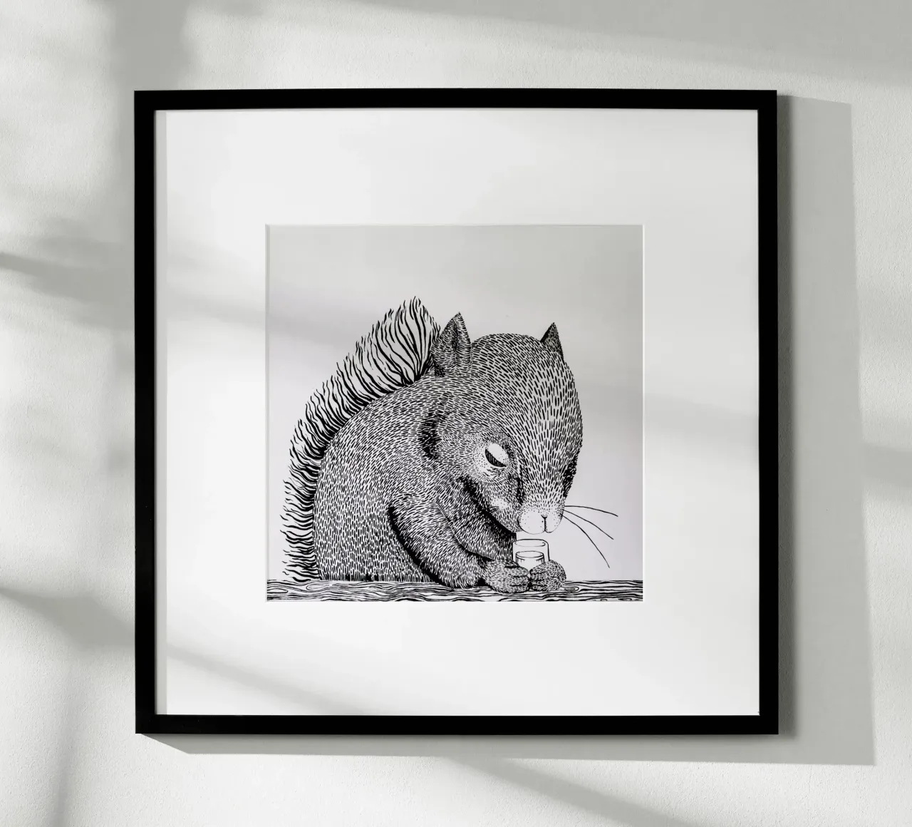 Squirrel carta hahnemühle da Anna Fietta