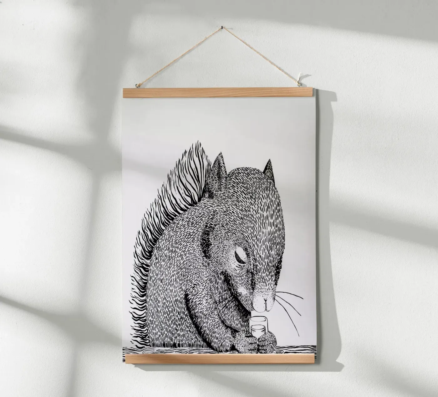 Squirrel Poster von Anna Fietta