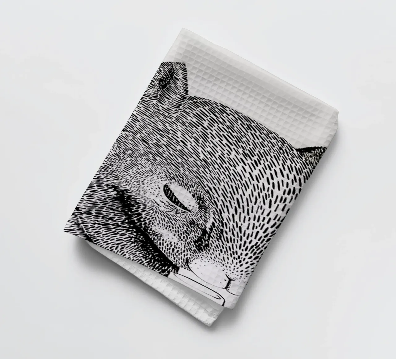 Squirrel theedoek van Anna Fietta