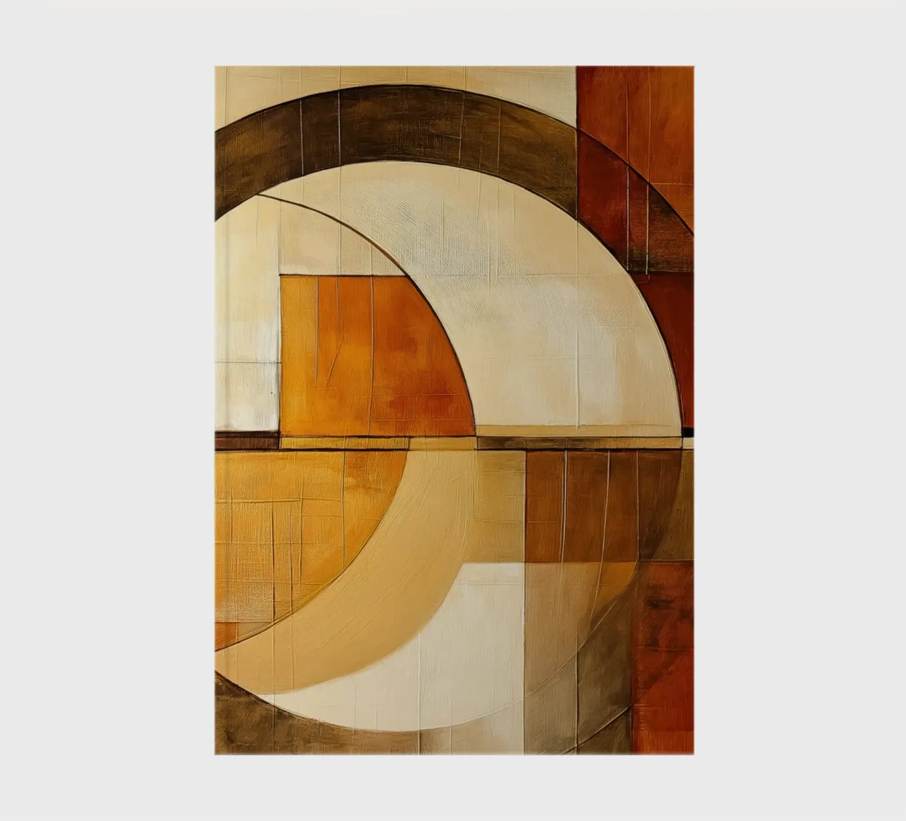 Abstract in brown colours notebook by Imagine