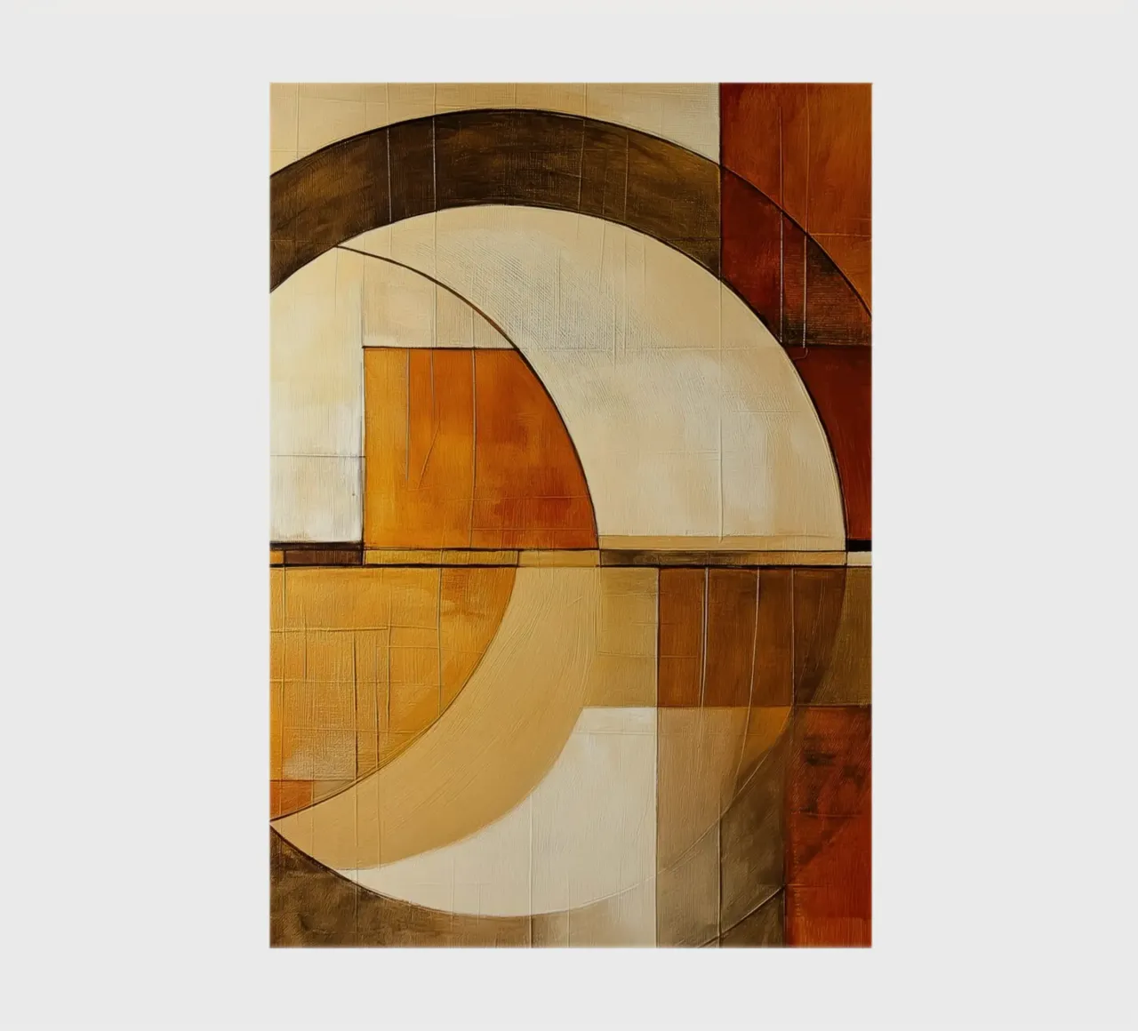 Abstract in brown colours notebook by Imagine