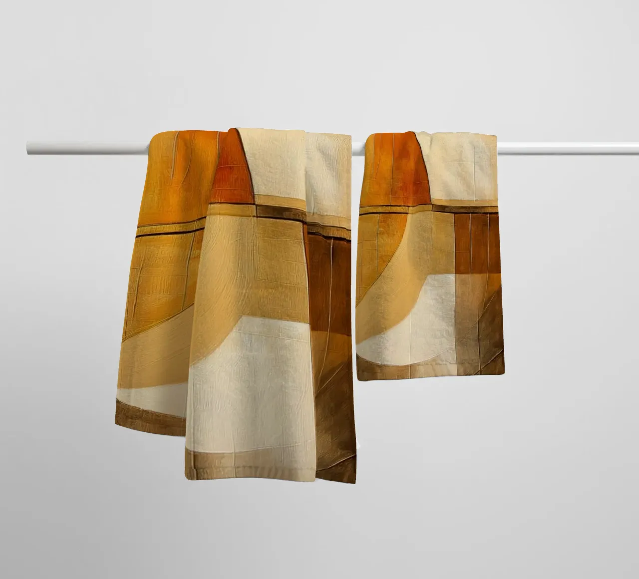 Astratto nei colori del marrone asciugamano da bagno da Imagine