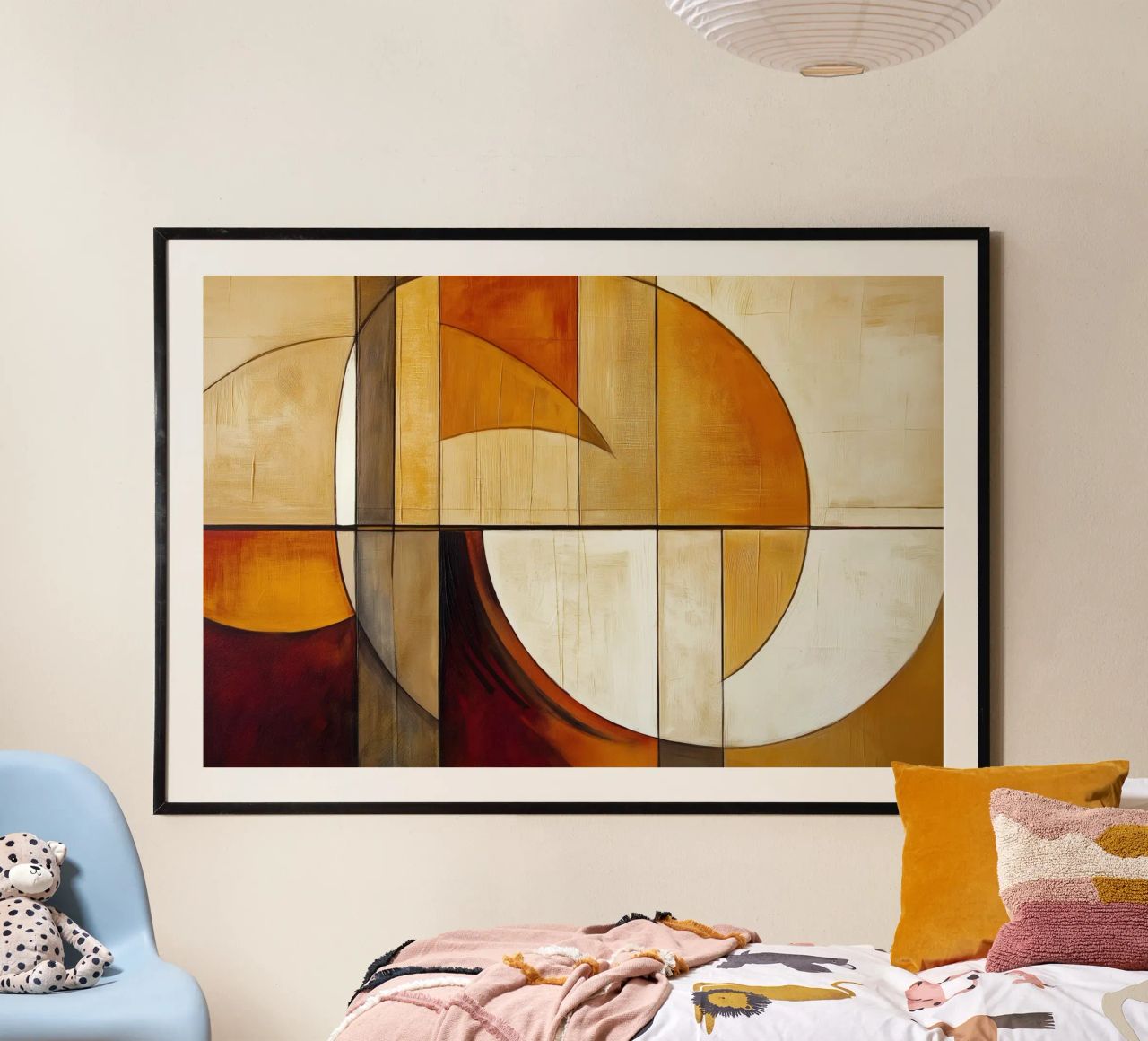 Abstract in brown tones poster by Imagine