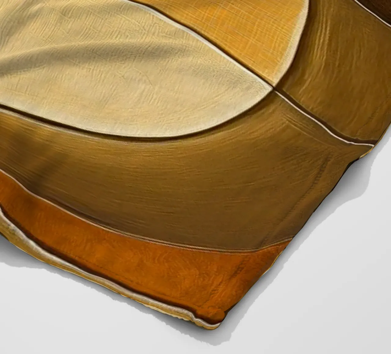 Abstract in brown tones fleece blanket by Imagine
