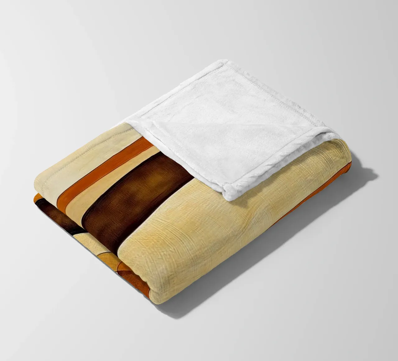 Marrone astratto coperta in pile da Imagine