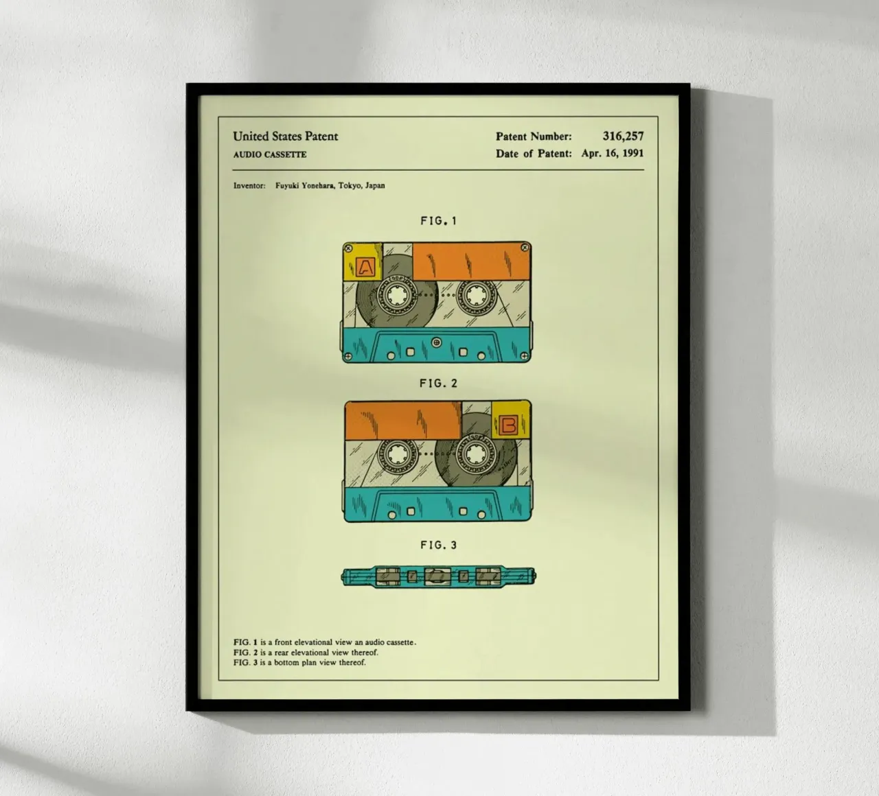 Brevetto per cassette (1991) poster da Jazzberry Blue