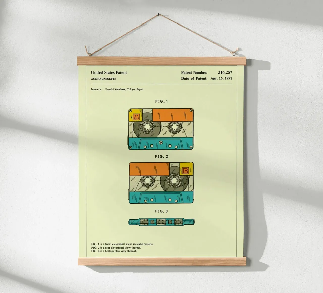 Brevetto per cassette (1991) poster da Jazzberry Blue