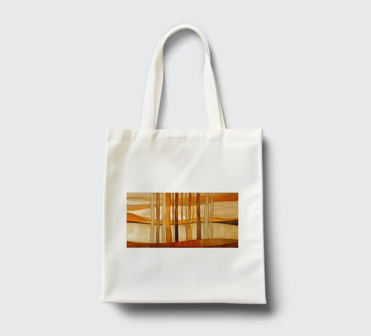 Abstrakte Landschaft Jutebeutel von Imagine