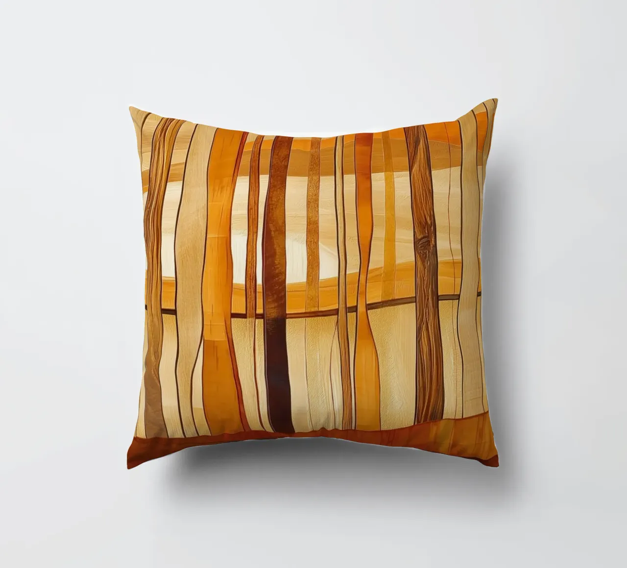 Abstract landscape decorative cushion by Imagine