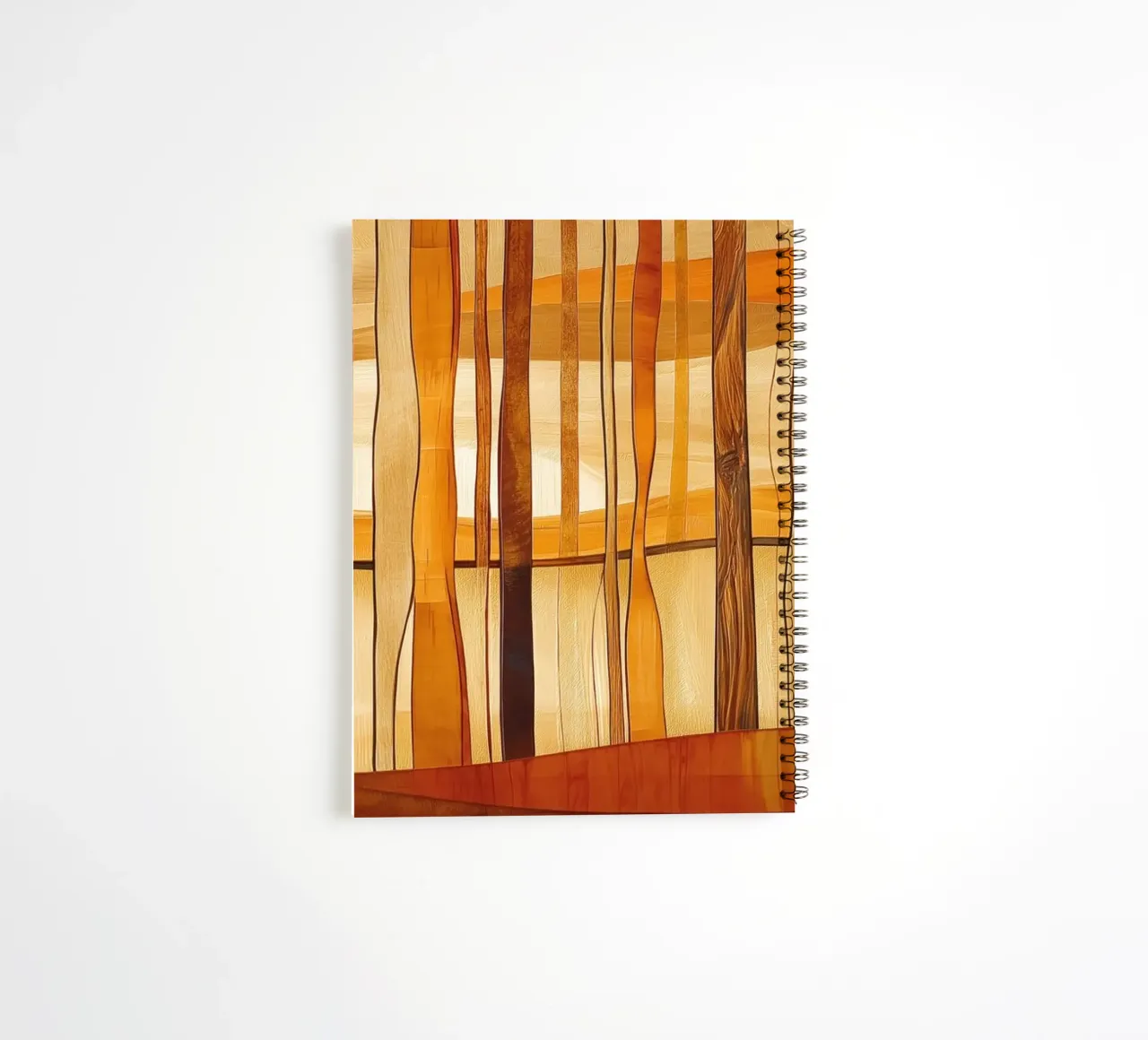 Abstract landscape spiral notebook by Imagine